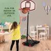 Play22 Kids Adjustable Basketball Hoop Height 5-7 FT - Portable Basketball Goals for Kids Teenagers Youth and Adults with Stand & Backboard Wheels Fillable Base - Great Indoor Outdoor Play view 4