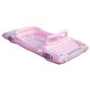 Member's Mark 6-Person Pink Inflatable Island Float with Coolers and Cup Holders view 1