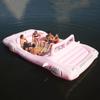 Member's Mark 6-Person Pink Inflatable Island Float with Coolers and Cup Holders view 4