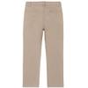 Izod Boys School Uniform Flat Front Twill Pants, Khaki, 7 view 2