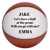 Custom Full Size 12" Basketball Official Size 7 Prom Proposal 2021 | Personalized with Name for Basketball Player, Fan, Girlfriend, Boyfriend, Him, Her | Want to Take a Shot at Prom with Me view 1