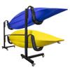 RaxGo Freestanding Kayak Rack with Wheels, Storage for Two-Kayak, SUP, Canoe & Paddleboard for Indoor, Outdoor, Garage, Shed, or Dock, Adjustable Height view 2