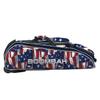 Boombah Beast Rolling Bat Bag 2.0-40" x 14" x 13" - USA Independence Navy/Red/White - Holds 8 Bats, Glove and Shoe Compartments view 2