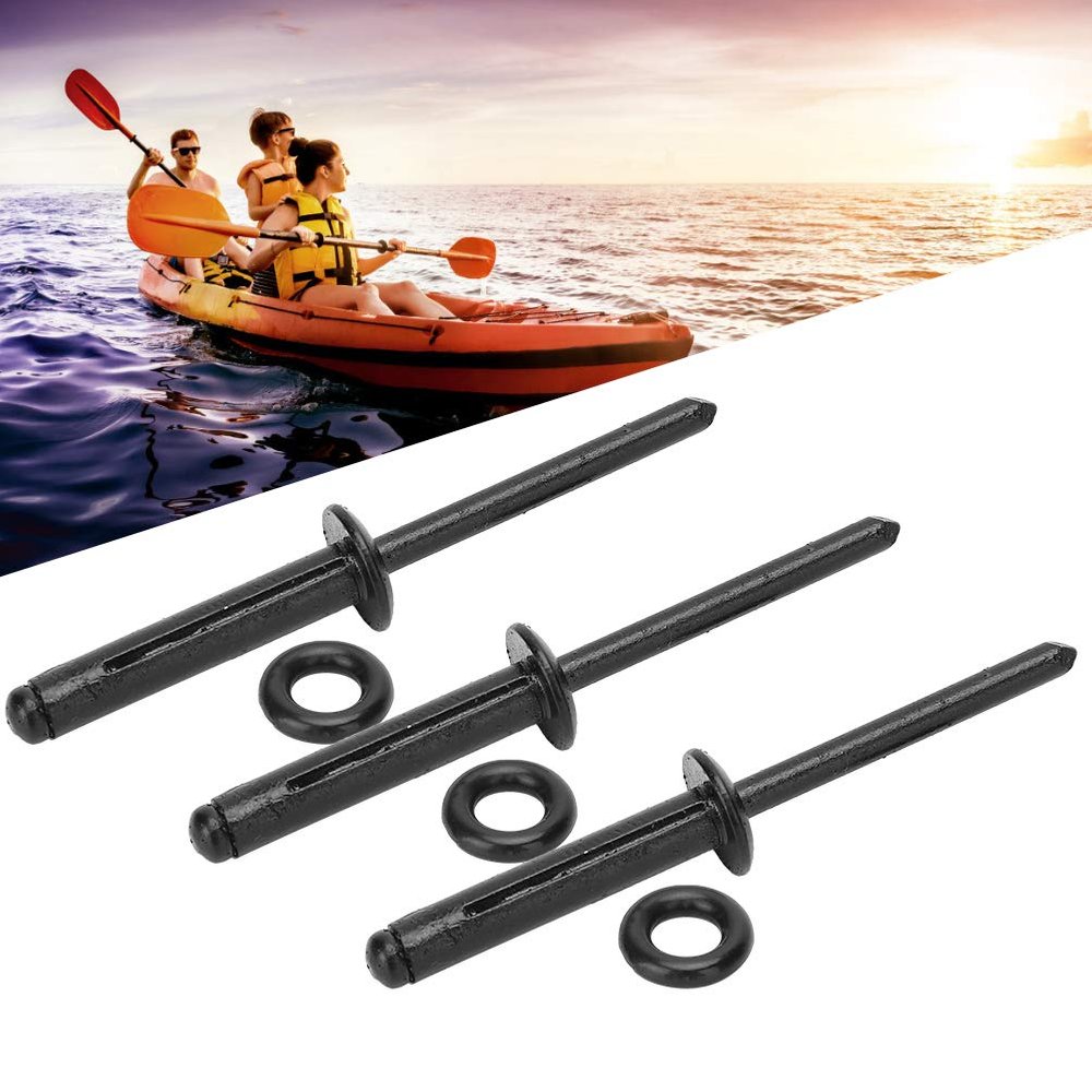 banapoy Snufeve Pad Eye Rivet, Strong Aluminum Rivets, for Kayak General Purpose Boating Professional Use
