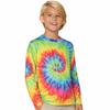 INGEAR Boys UPF 50+ Rash Guard Swim Shirt  Quick-Dry Lightweight Sun Protection for Swimming, Surfing & Beach, XSXL(Bright Tie Dye, Small) view 1