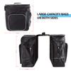 CARTMAN 30L Bike Panniers Bag, Water Resistant Bicycle Trunk Bag with Carrying Handle, Reflective Trim and Large Pockets, Bike Rear Seat Saddle Bag for Grocery Shopping Commuter Long Cycling Trip view 3
