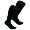Just 4 Kicks Kid's Soccer Socks, Youth Solid Colors Soccer Socks (Black) view 2