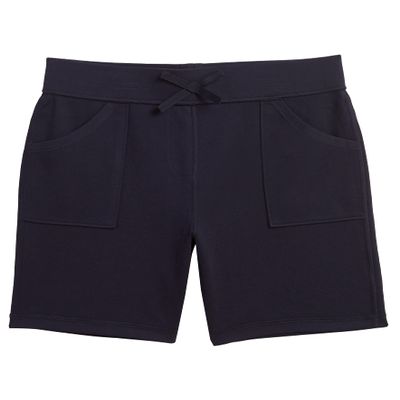 Izod Girls School Uniform Sensory-Friendly Soft Pull-On Short, Navy, 5