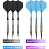 GHKJ 18In No Electronic Dart Board for Soft Tip Darts Set, Classic Style, Dartboard with 6 Pcs Plastic Darts Set Extra Soft Tips, Pink for Adult Kids view 4