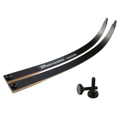Deerseeker Outdoor Takedown Recurve Limbs Bow Limb Replacements with 2pack Hand-Screw Limb Bolts 20-60 lbs for 62" & 66" Wooden Bow Archery40lb