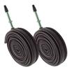 700 x 23-28c Road Bike Inner Tubes, 48mm Presta Valve Premium Quality Butyl Inner Tube view 1