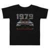 JG Infinite Retro 1979 Chevy Camaro Z28 Muscle Car Toddler Short Sleeve Tee Black view 1