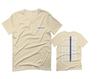 0084. American Flag Thin Blue Line Police Lives Matter Support Patriotic NY Sheriff for Men T Shirt (Beige Medium) view 1
