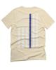 0084. American Flag Thin Blue Line Police Lives Matter Support Patriotic NY Sheriff for Men T Shirt (Beige Medium) view 3