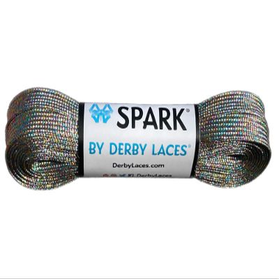 Derby Laces Starlight Spark Shoelace for Shoes, Skates, Boots, Roller Derby, Hockey and Ice Skates (96 Inch / 244 cm)