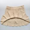 ZHANCHTONG Women's High Waist A-Line Pleated Mini Skirt Short Tennis Skirt (Light Khaki, XXL) view 2