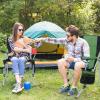 Camping Chair for Adults,Portable Folding Lawn Chair for Outside,Heavy Duty Camping Chair Support up to 330lbs,Collapsible Outdoor Chair with Cup Holder(Green) view 4