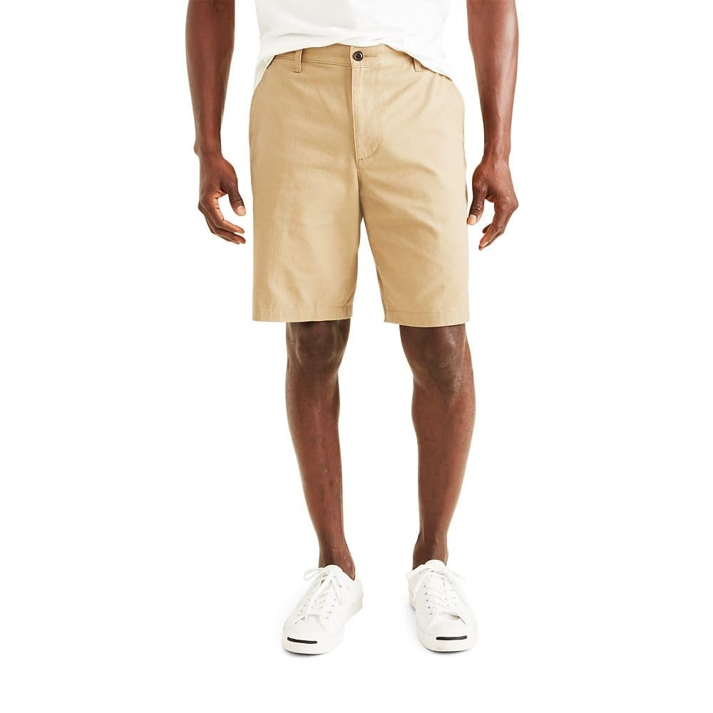 Dockers Men's Perfect Short Classic Fit 8", Sand Dune Khaki, 42