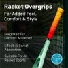 Get A Grip - Custom Tennis Racket Grip Tape - Anti-Slip/Quick-Drying Tennis Overgrips - Precut Badminton Racket Grip with Finishing Tape (Game, Sunset, Match, 1 Grip) view 3