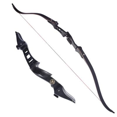 ZSHJGJR 60" Archery Takedown Recurve Bow and Arrow Set 20-50lbs Adults Beginner Recurve Bow Competition Athletic Hunting Bow Kit for Shooting Target Practice (Bow, 45lbs)