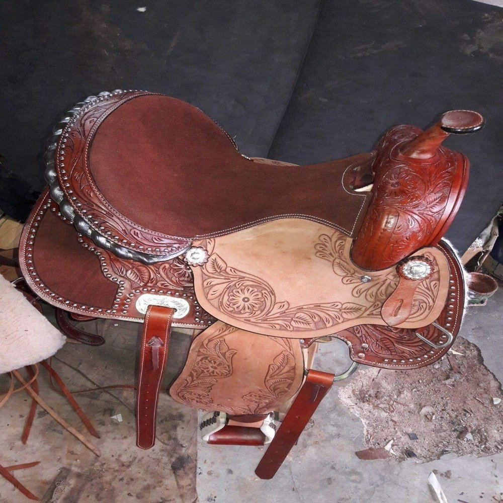 Leather Ride Western Horse Saddle Barrel Racing Pleasure Saddle for Horses | Leather Saddle | Western Saddle | Saddle for Horses | Horse Saddle Western