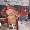 Leather Ride Western Horse Saddle Barrel Racing Pleasure Saddle for Horses | Leather Saddle | Western Saddle | Saddle for Horses | Horse Saddle Western view 2