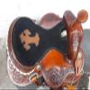 Leather Ride Western Saddle Barrel Racing Style Youth/Kids Saddle view 3