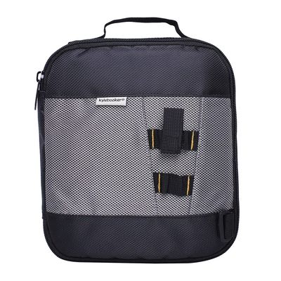 Kylebooker Soft Plastic Bait Storage Binders Organizer Saltwater Fishing Lure Leader Wallet Tackle Binder Bag (Black)