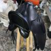 New Beautiful Black Dressage Leather Saddle view 3
