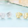 WYRKYP Earrings S925 Sterling Sier Earrings Stylish and Creative Ice Design Stud Earrings Personality Temperament Jewellery Gift for Women and Girls,Sier view 4