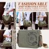 FSD.WG Satchel Messenger Bag for Men Canvas,Travel Shoulder bag 13.5" Laptop Bags view 3