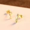 WYRKYP Earrings S925 Sterling Earrings Wine Glasses and Bottles Asymmetrical Stud Earrings Personality Temperament Jewellery for Women and Girls Two Earrings Different in Style,Gold view 4