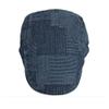 2 Pack Mens Denim Cotton Newsboy Cap Ivy Gatsby Driving Hunting Cabbie Hats (K) view 4