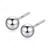 WYRKYP Earrings S925 Sterling Sier Earrings Simple Mini Cute Small Pearl Stud Earrings Personality Temperament Jewellery Gift for Women and Girls.29 view 1