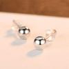 WYRKYP Earrings S925 Sterling Sier Earrings Simple Mini Cute Small Pearl Stud Earrings Personality Temperament Jewellery Gift for Women and Girls.29 view 4