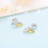 WYRKYP Earrings S925 Sterling Sier Earrings Simple and Sweet a Hill Stud Earrings Personality Temperament Jewellery Gift for Women and Girls view 4