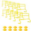 ASENVER 4 Height Adjustable Speed Training Hurdles Fitness & Speed Training Equipment (Set of 10) view 1