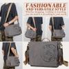 FSD.WG Satchel Messenger Bag for Men Canvas,Travel Shoulder bag 13.5" Laptop Bags view 2