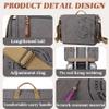FSD.WG Satchel Messenger Bag for Men Canvas,Travel Shoulder bag 13.5" Laptop Bags view 4