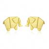 WYRKYP Earrings S925 Sterling Earrings Simple and Stylish Small Animal Cute Elephant Baby Stud Earrings Personality Temperament Jewellery Gift for Women,Gold view 1