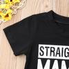 JLKGICF Toddler Baby Boy Girl Funny Short Sleeve Cotton T-Shirt Tops Tee Clothes Kids Summer Playsuit Clothes 1-6Y (Tee#BOY,3-4T,) view 3