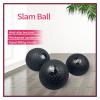 Medicine Ball Black Wall Ball, Slam Ball Weighted Ball Core Muscle Cardio Workout - Easy to Grip Tread - Heavy Duty PVC Shell (Size : 12kg/26.5lb) view 2