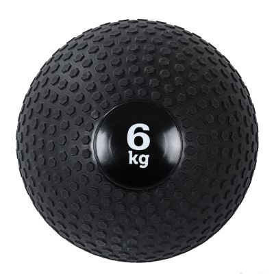 Medicine Ball Medicine Ball Slam Ball, Cross Training Core Training Throwing Training Balance Ball, Textured Black Low-Stretch Fitness Ball (Size : 6kg/13.2lb)