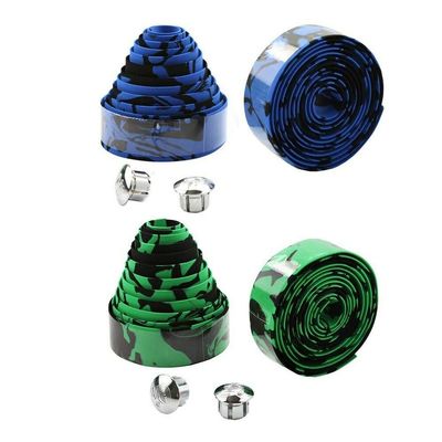 plasmargon Bicycle Handlebar Grip Wrap Vibration Absorbing Foam Road Cycling Bar Tape 4pcs