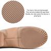 Stelle Jazz Shoes for Girls Boys Leather Unisex Slip-On Dance Shoes (Toddler/Little Kid/Big Kid)(Tan,3.5MB) view 3