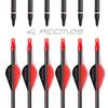 28 Inch Arrow 500 Spine Arrow Target Practice Arrow Hunting Arrow Carbon Arrows Compound Bow Recurve Bow Adult Youth Archery Indoor Outdoor Shooting Field Tip 12pc view 3