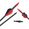 28 Inch Arrow 500 Spine Arrow Target Practice Arrow Hunting Arrow Carbon Arrows Compound Bow Recurve Bow Adult Youth Archery Indoor Outdoor Shooting Field Tip 12pc view 4