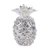 LONGSHENG - SINCE 2001 - Handcrafted Silver Pineapple Trinket Box Jeweled New Lovely Fruit Jewelry Box Gifts view 2