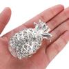 LONGSHENG - SINCE 2001 - Handcrafted Silver Pineapple Trinket Box Jeweled New Lovely Fruit Jewelry Box Gifts view 4