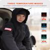DEWBU Heated Jacket Polar Fleece Heating Hoodie for Women, Black L view 4